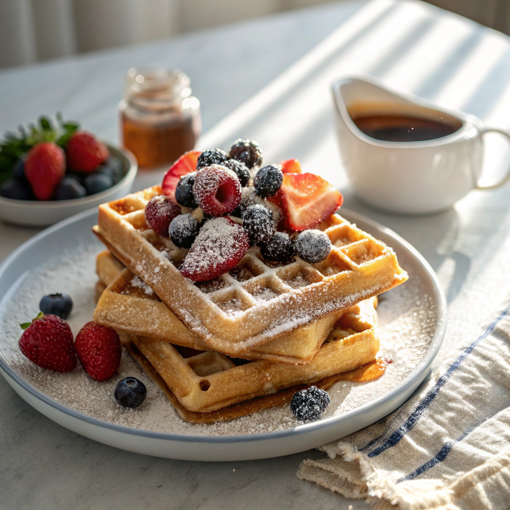 AI Generated Belgian Waffles